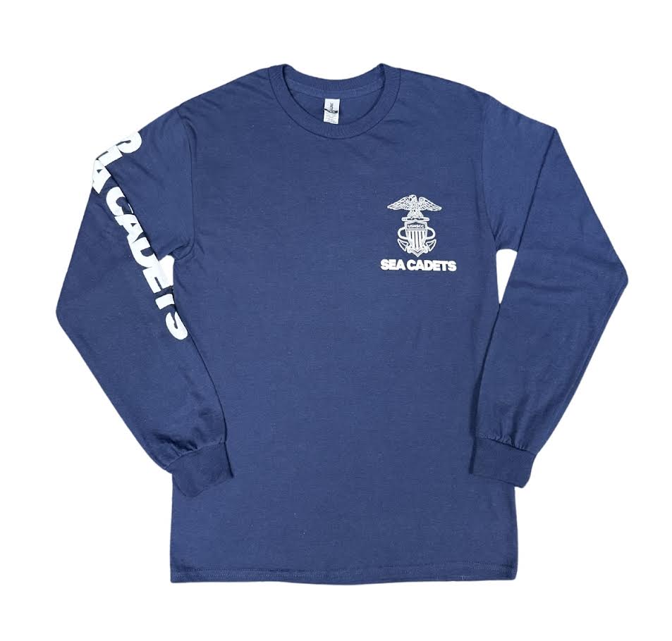 Sea Cadet T-Shirt Long Sleeve with Logo