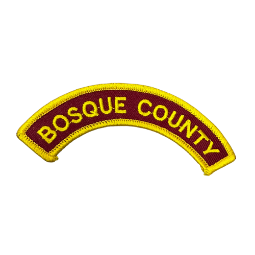 Young Marines Unit Arch Tab "BOSQUE COUNTY"
