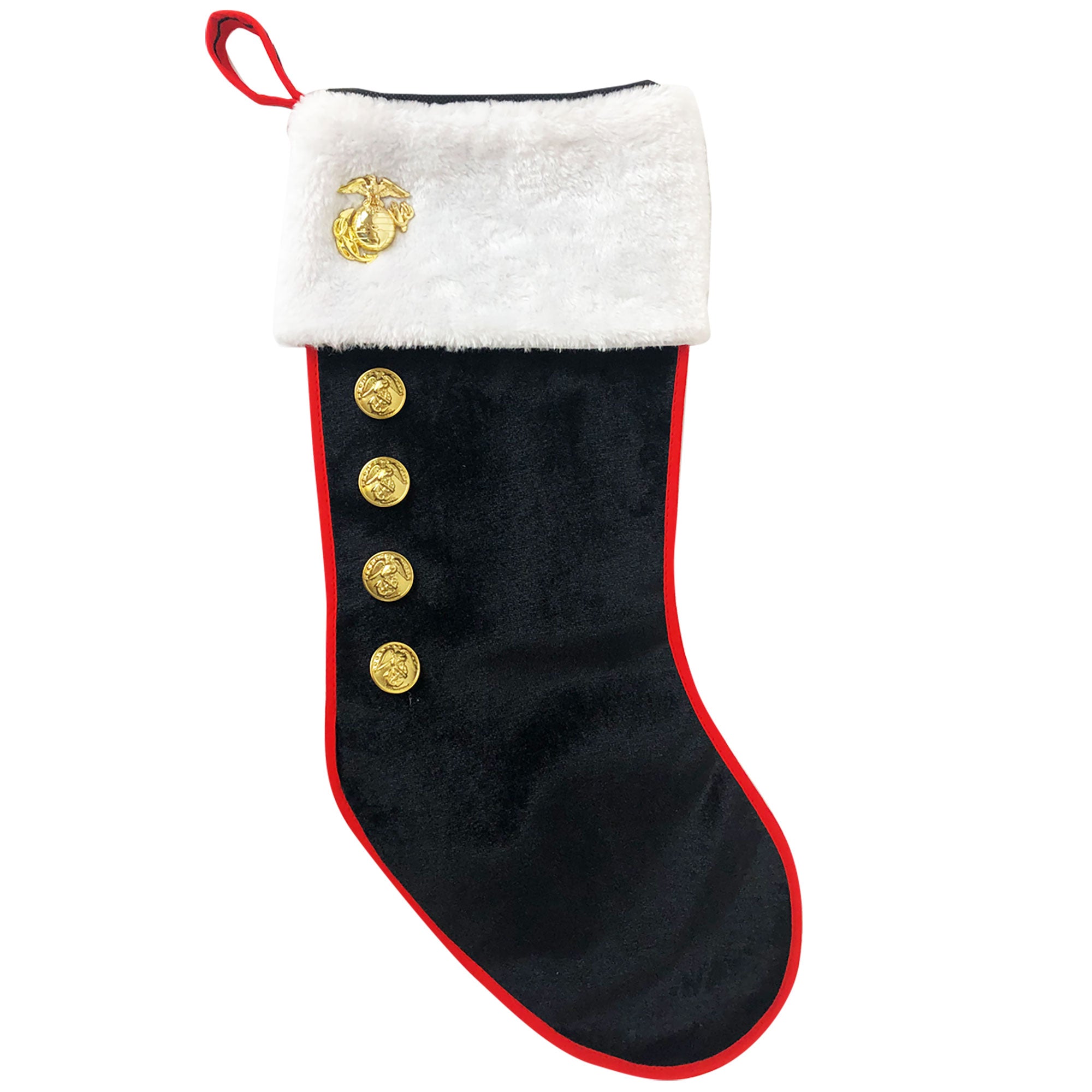 Marine Corps Stocking: Dress Blue Semper Fidelis Marine Corps Stocking: Dress Blue Semper Fidelis