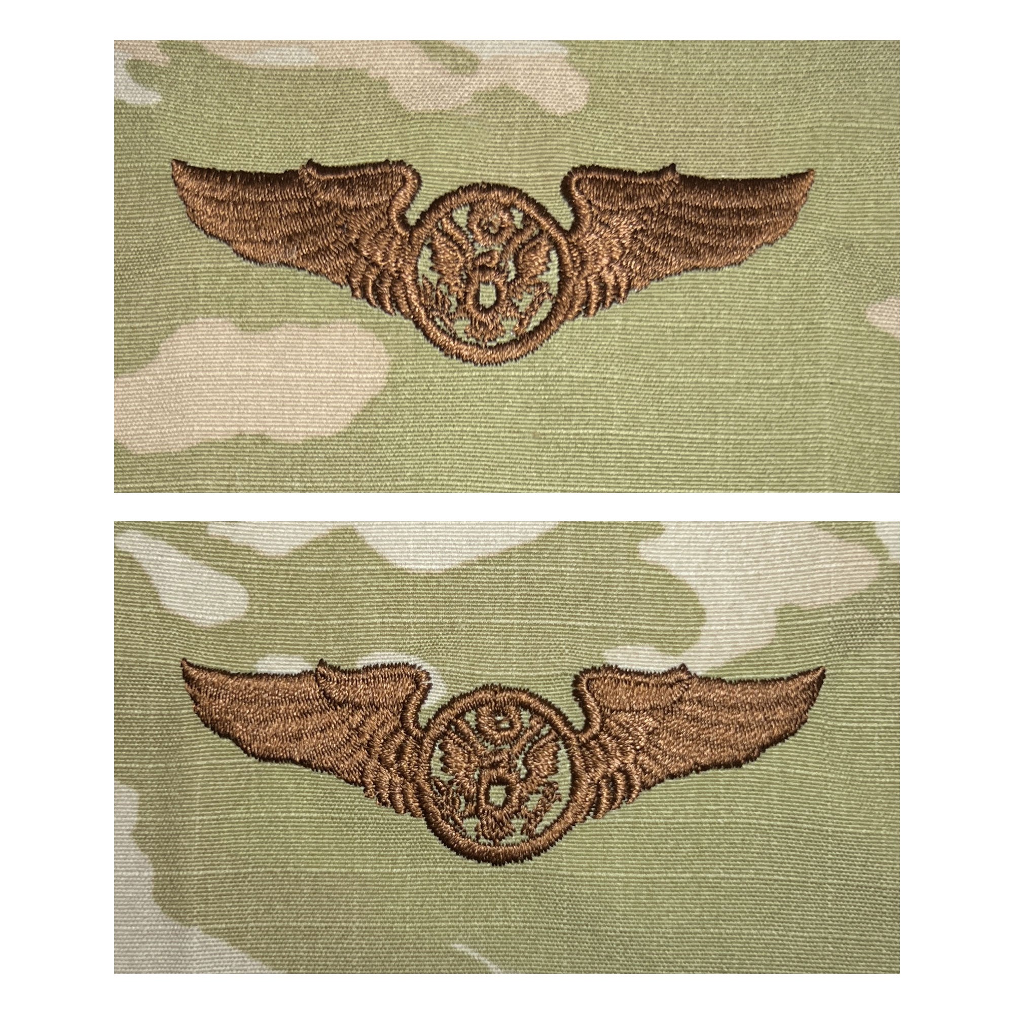 Air Force Embroidered Badge: Basic Aircrew - embroidered on OCP