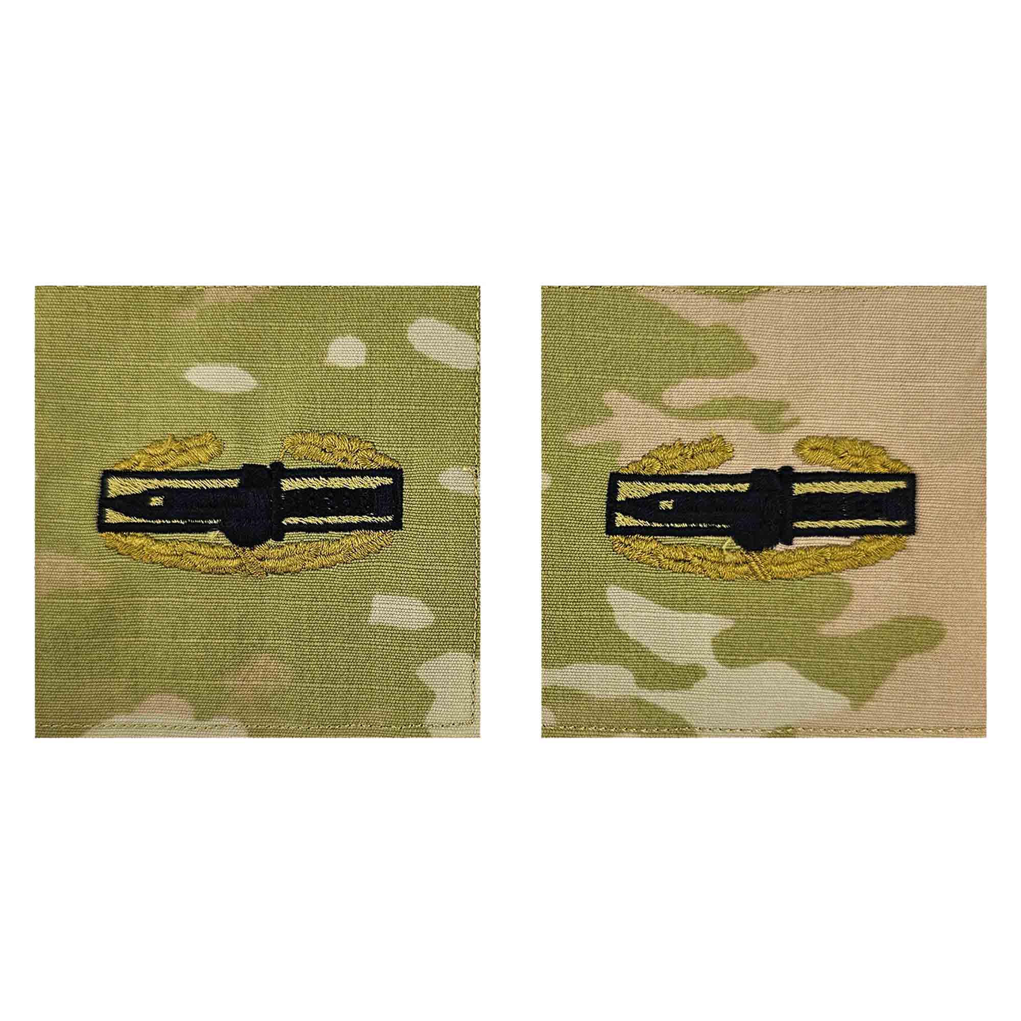 Army Embroidered Badge on OCP Sew on: Master Combat Action - 1st Award