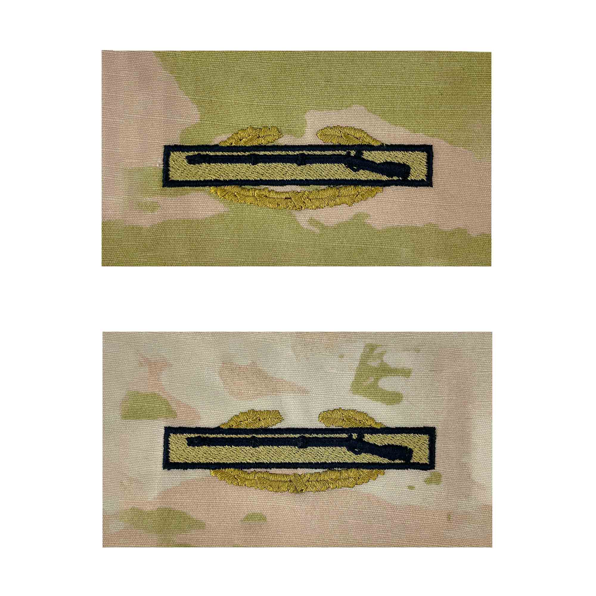 eib award Army Embroidered Badge on OCP Sew on: Master Combat Infantry