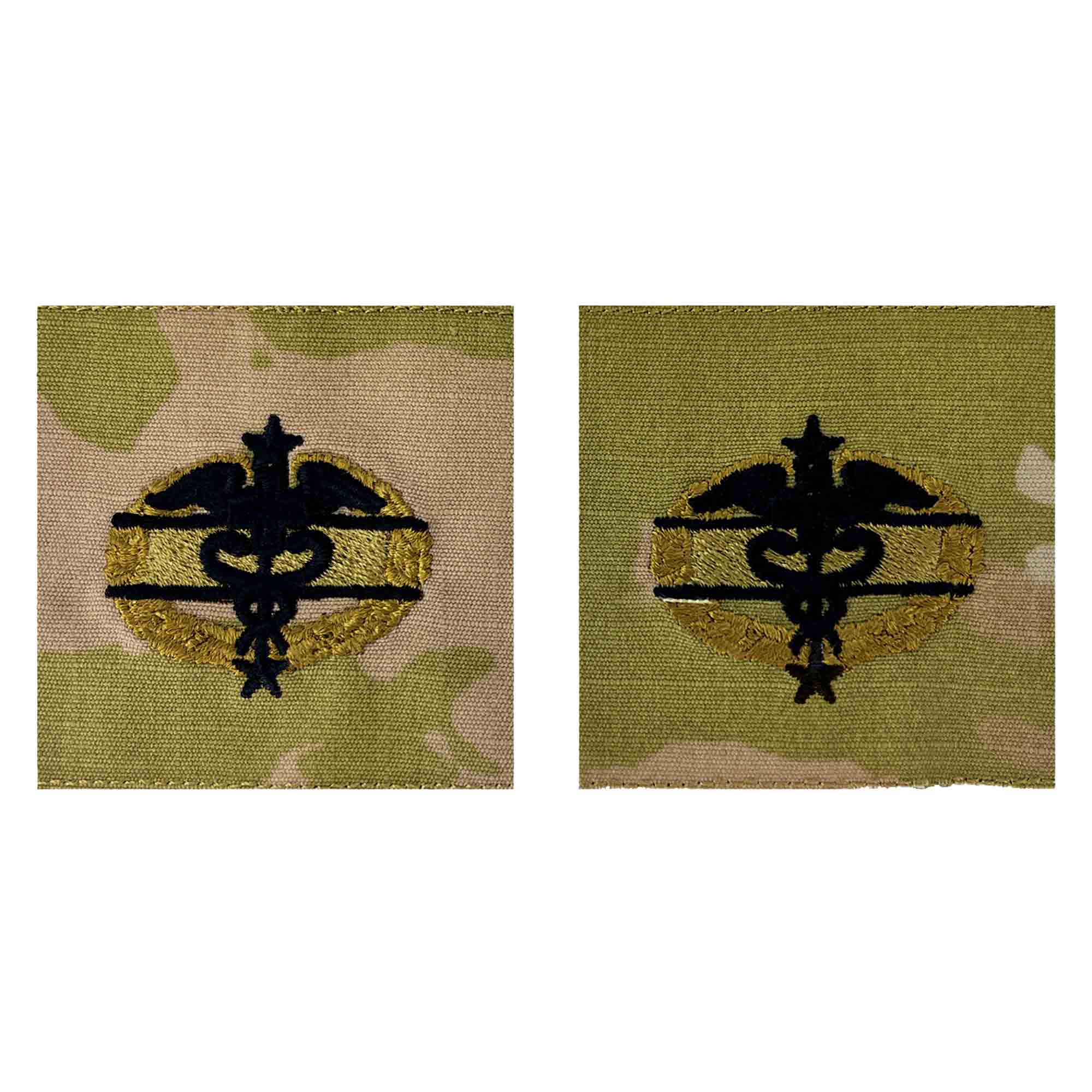 Army Embroidered Badge on OCP Sew on: Master Combat Medical - 3rd Award