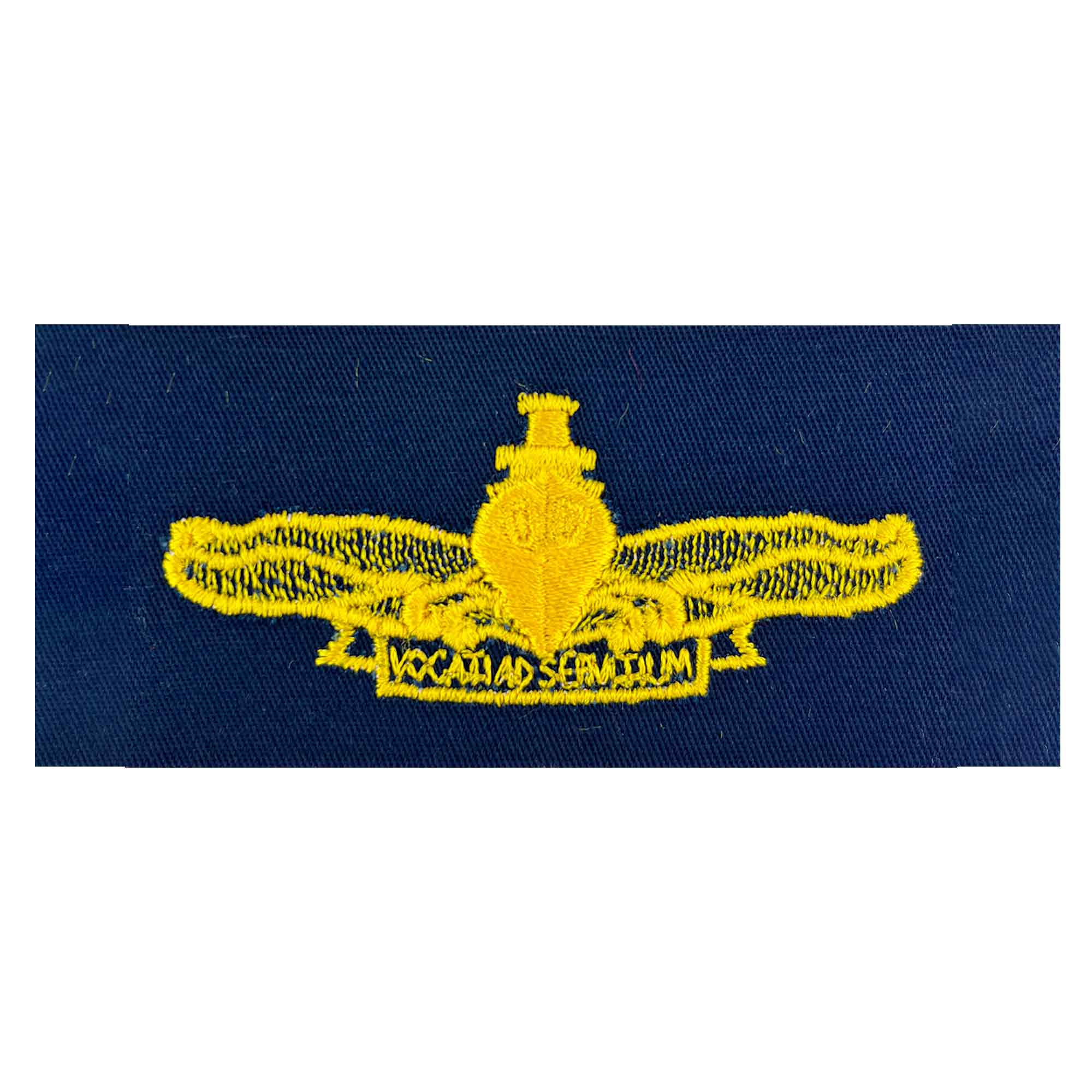 Navy Embroidered Badge: Surface Chaplain Officer - embroidered on coverall