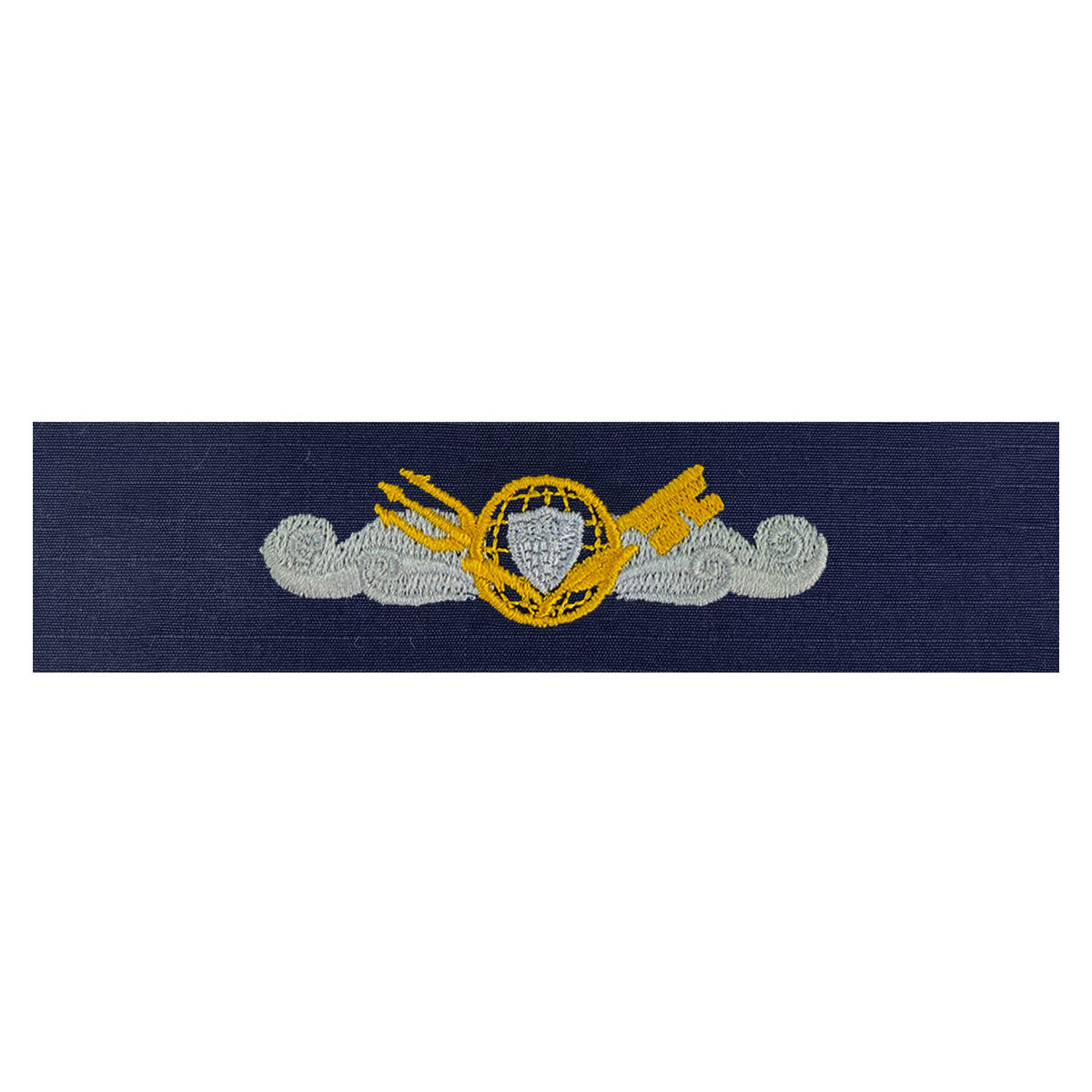 Coast Guard Embroidered Badge: Intelligence - Ripstop fabric