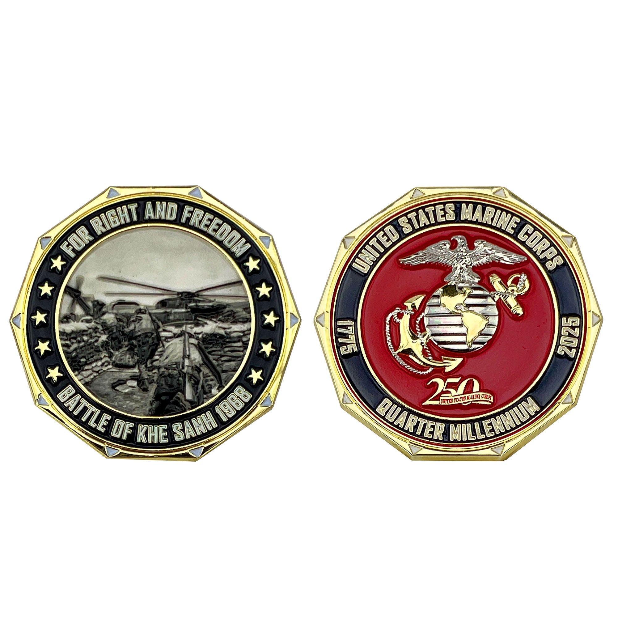 Marine Corps 250th Coin: 2" Battle of the Khe Sanh (1968)