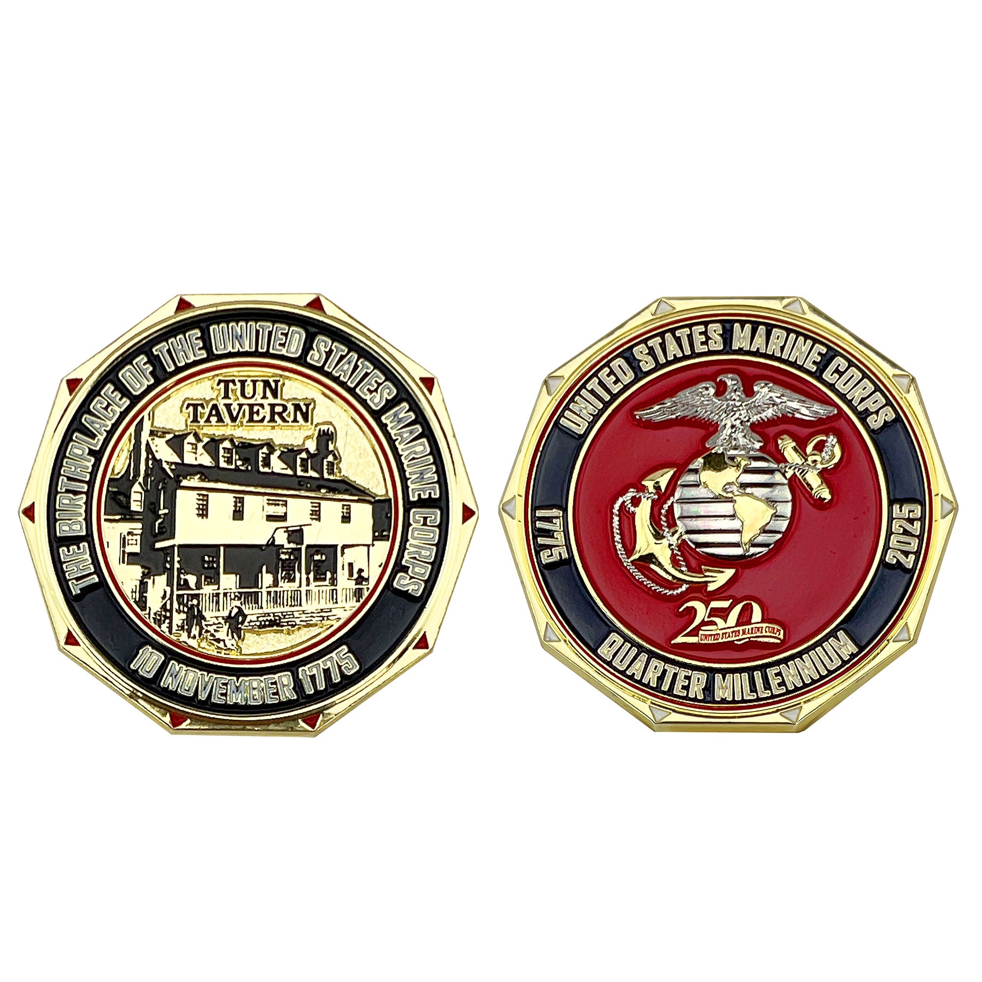 Marine Corps 250th Coin: 2" Tun Tavern (1775)