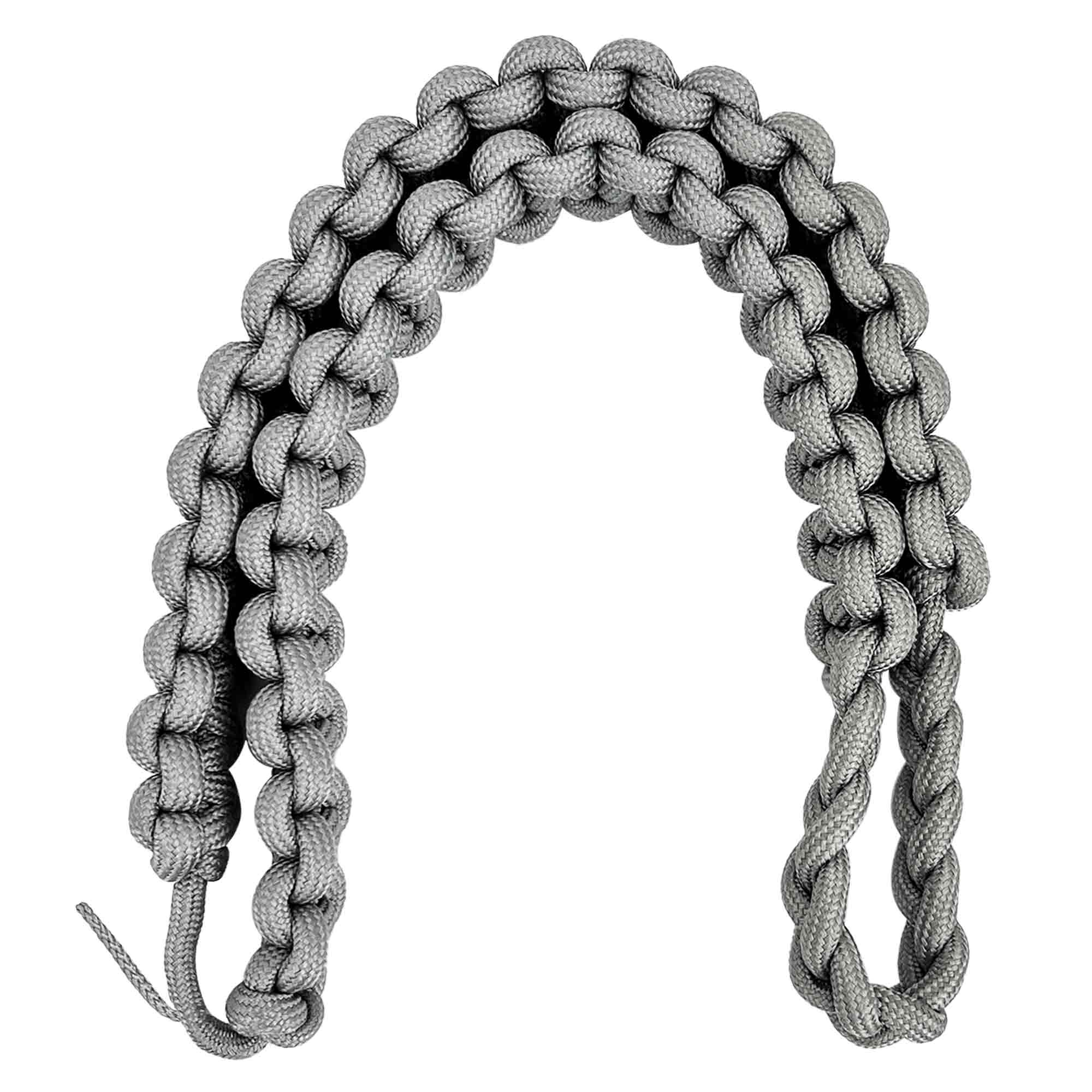 Shoulder Cord: 2723 Interwoven Grey