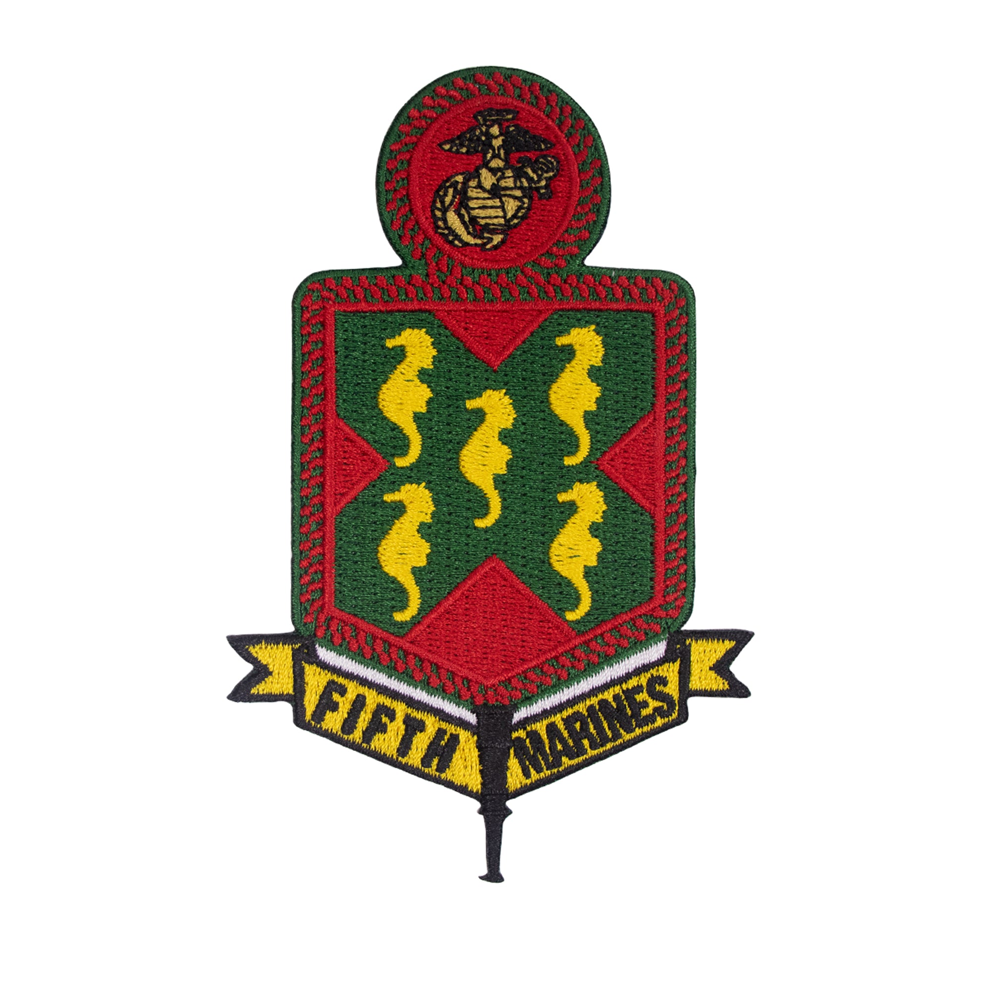Marine Corps Patch: 5th Marines Regiment - color