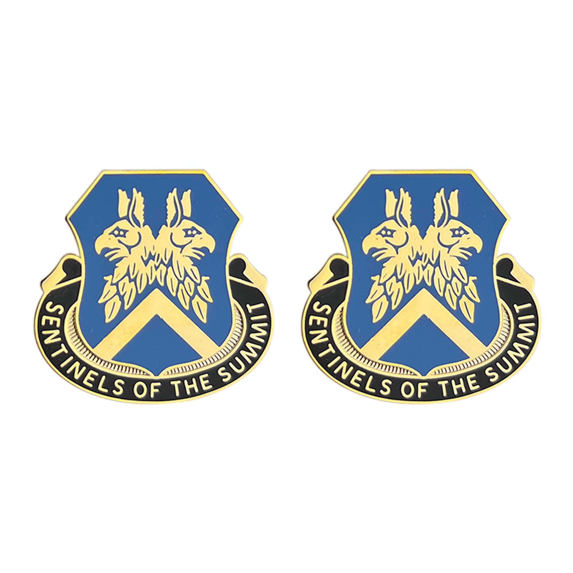 Army Crest: 110 Military Intelligence Battalion - Sentinels of the Summit