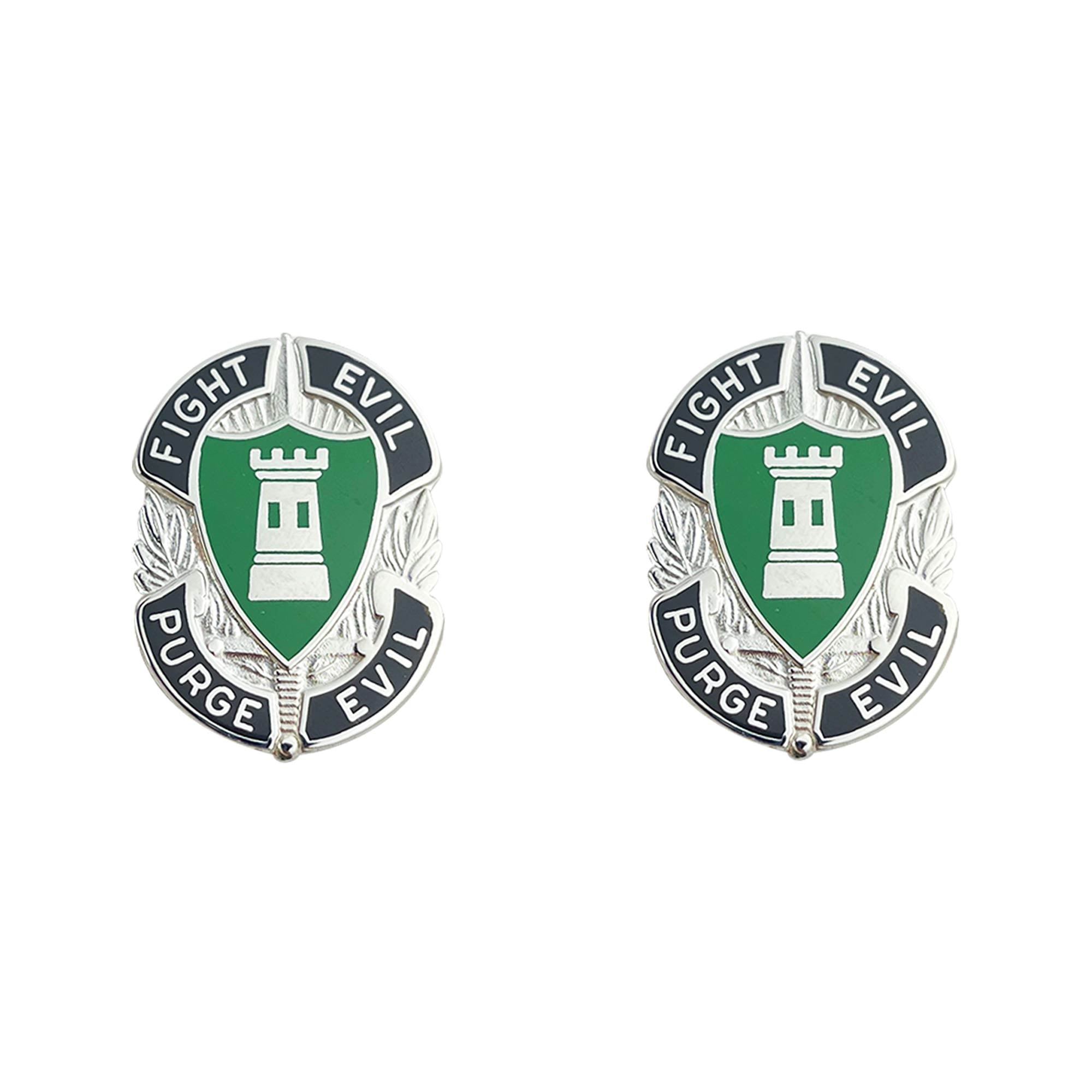 Army Crest: Regional Headquarters Allied Forces North Europe: Motto - Fight Evil Purge Evil