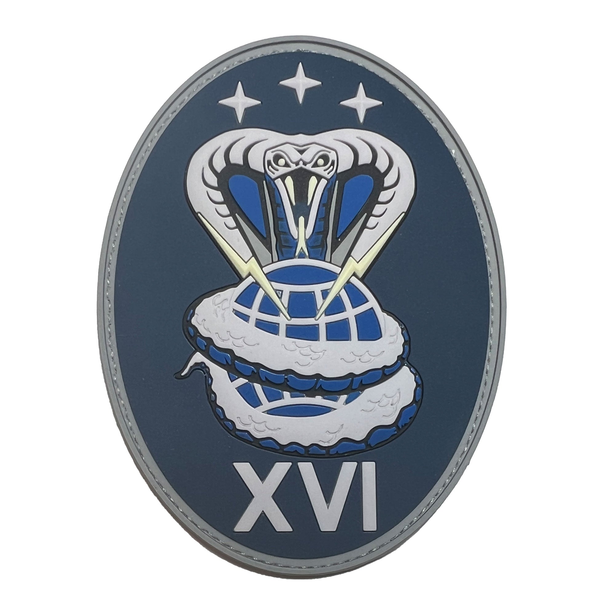 U.S. Space Force PVC Patch 16th Electromagnetic Warfare Squadron with hook