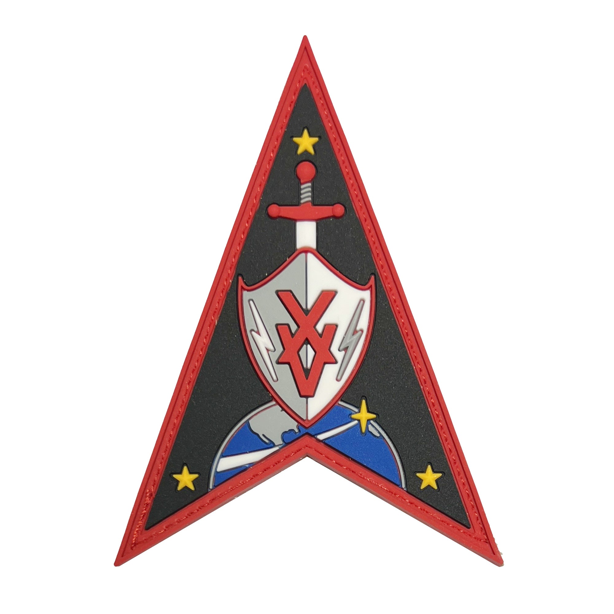 U.S. Space Force PVC Patch Space Delta 15 with hook