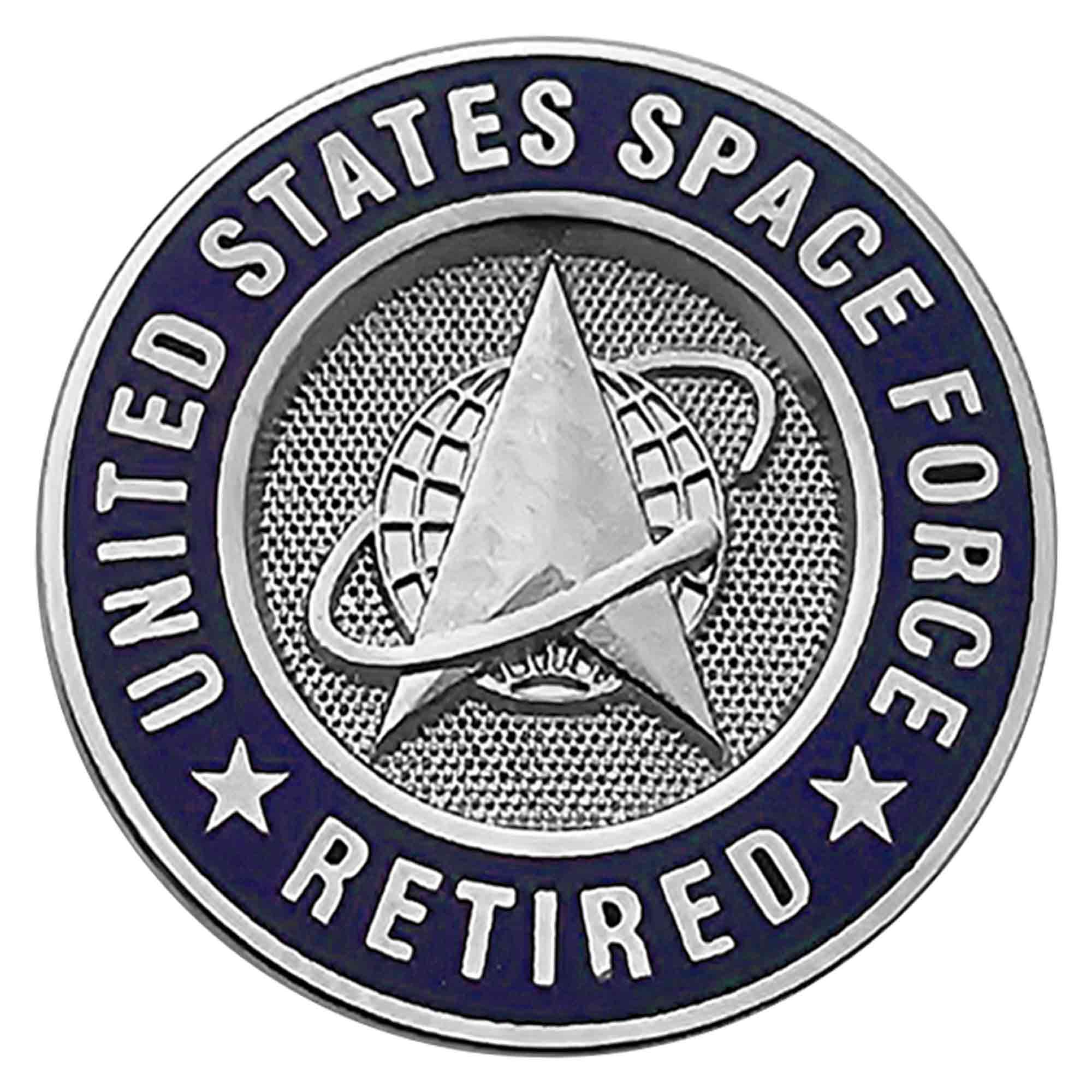 Lapel Pin: U.S. Space Force Guardian Retired