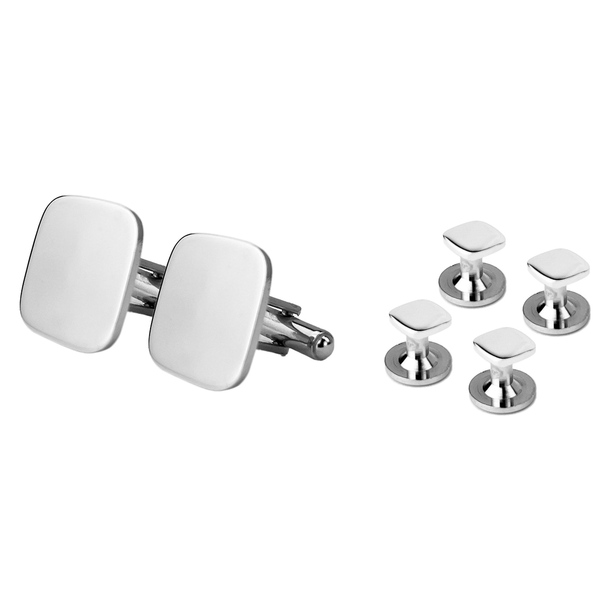 Air Force Cuff Links and Studs: mirror finish