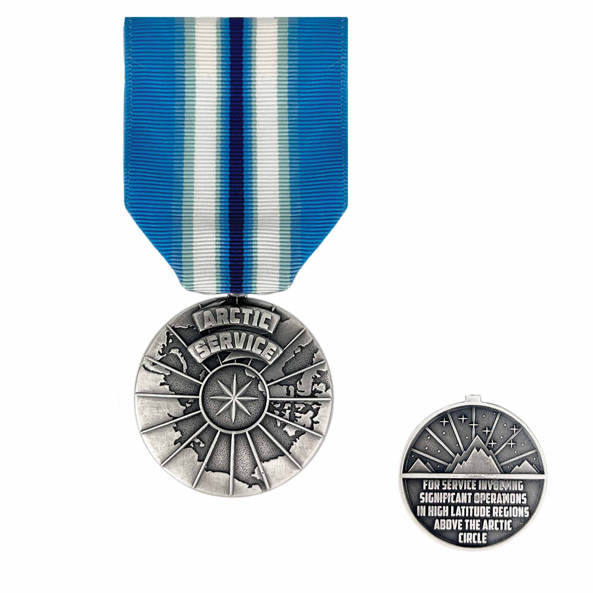 Full Size Medal: US Navy Arctic Service