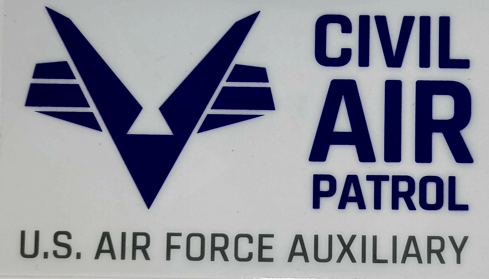 Civil Air Patrol Decal: 6" Flying V Cling Decal