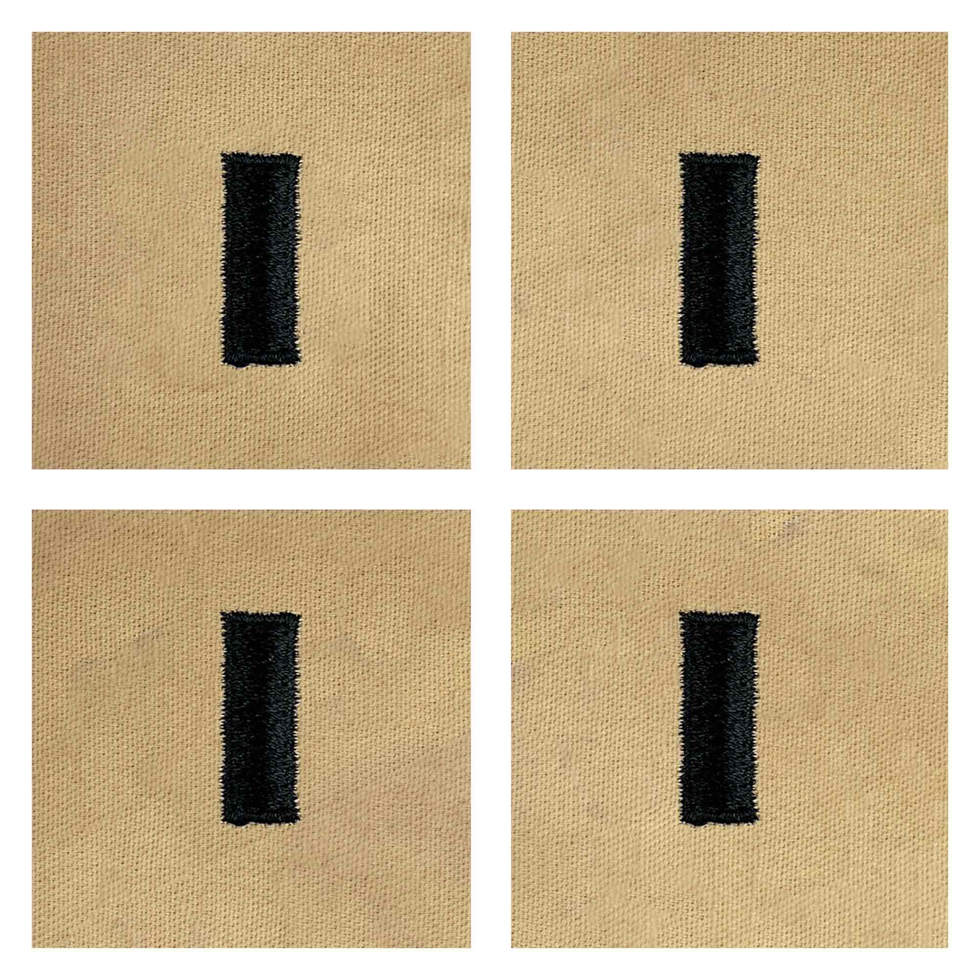 Air Force Embroidered Rank: 1st Luietuant - Desert Sand