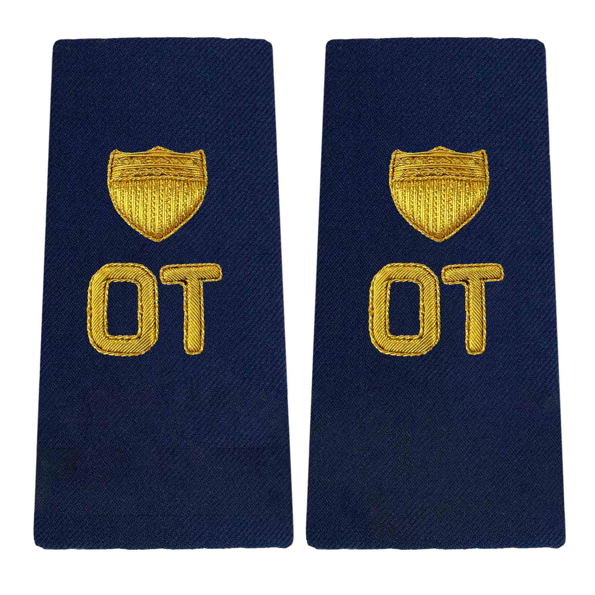 Coast Guard Shoulder Board: Enhanced "OT" Officer Training without stripes
