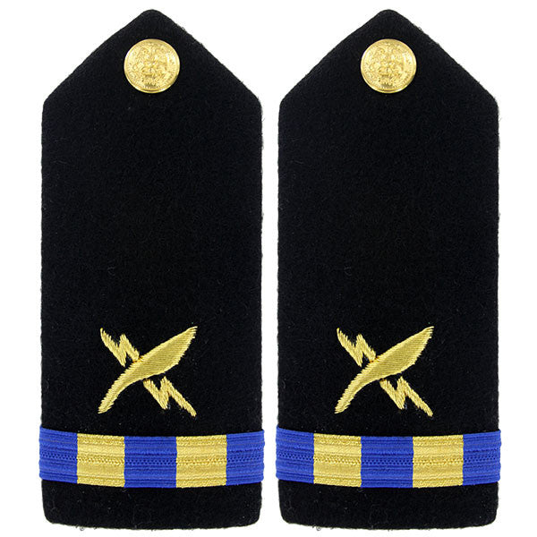 Navy Shoulder Board: Warrant Officer 2 Cryptologic Technician Female