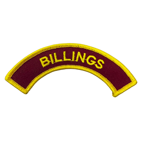 Young Marines Unit Arch Tab "BILLINGS"