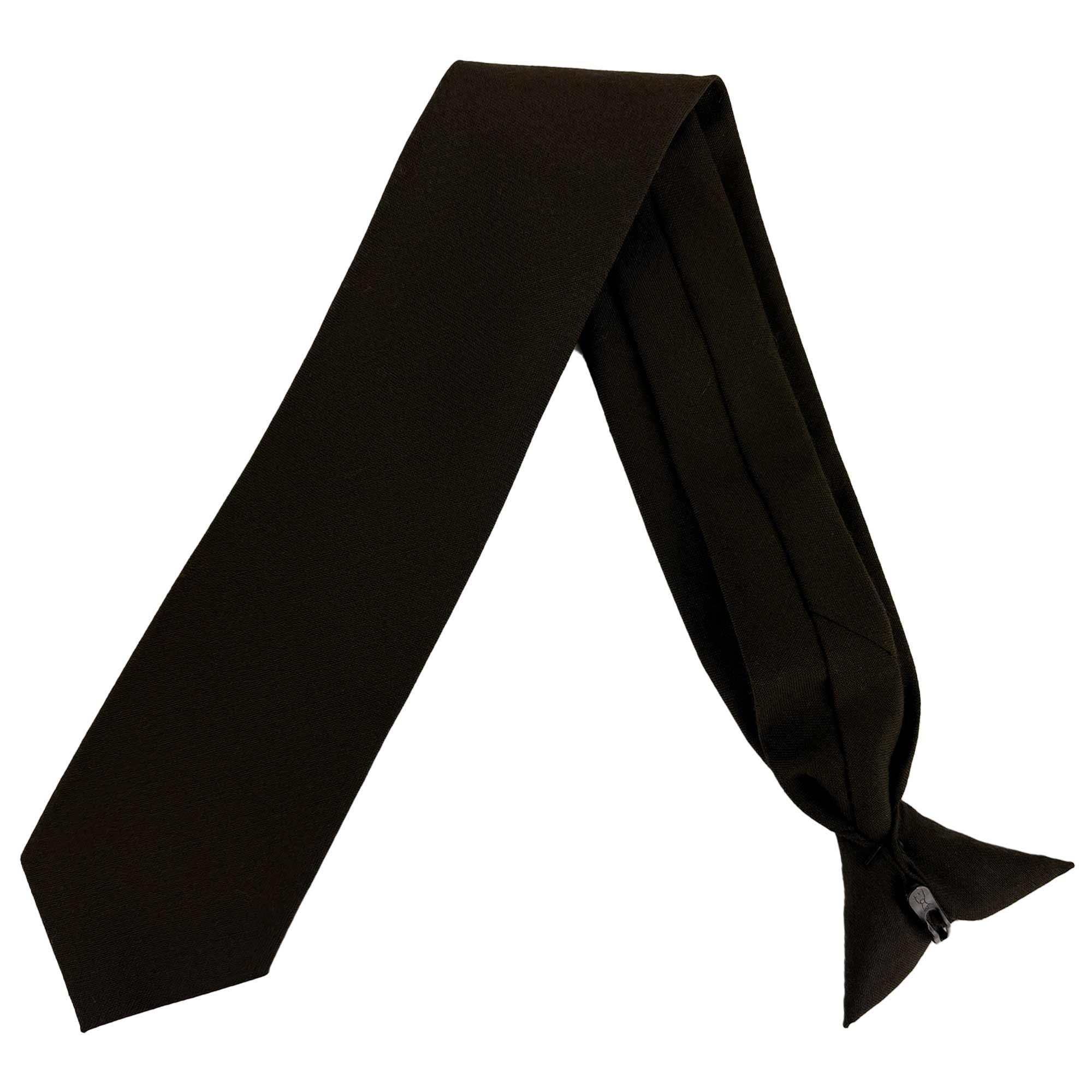 Army Tie: Clip on 18" - AGSU Green