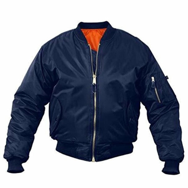 Civil Air Patrol Blue Reversible Nylon Flight Jacket Uniform Medium Civil Air Patrol Blue Reversible Nylon Flight Jacket Uniform Medium