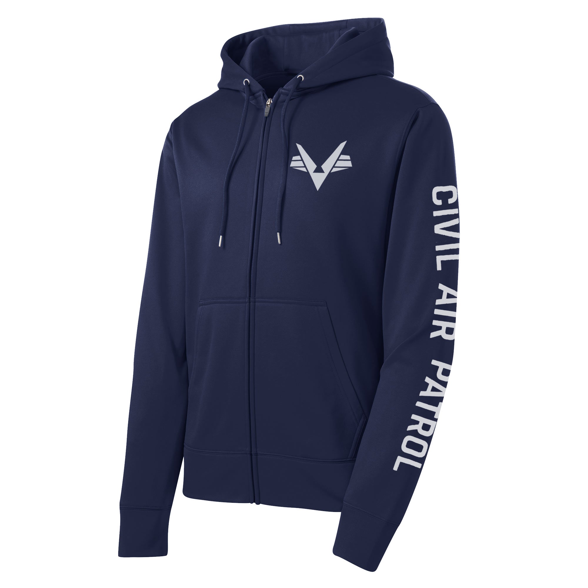 Civil Air Patrol Leisure: Hooded Zippered Sweatshirt