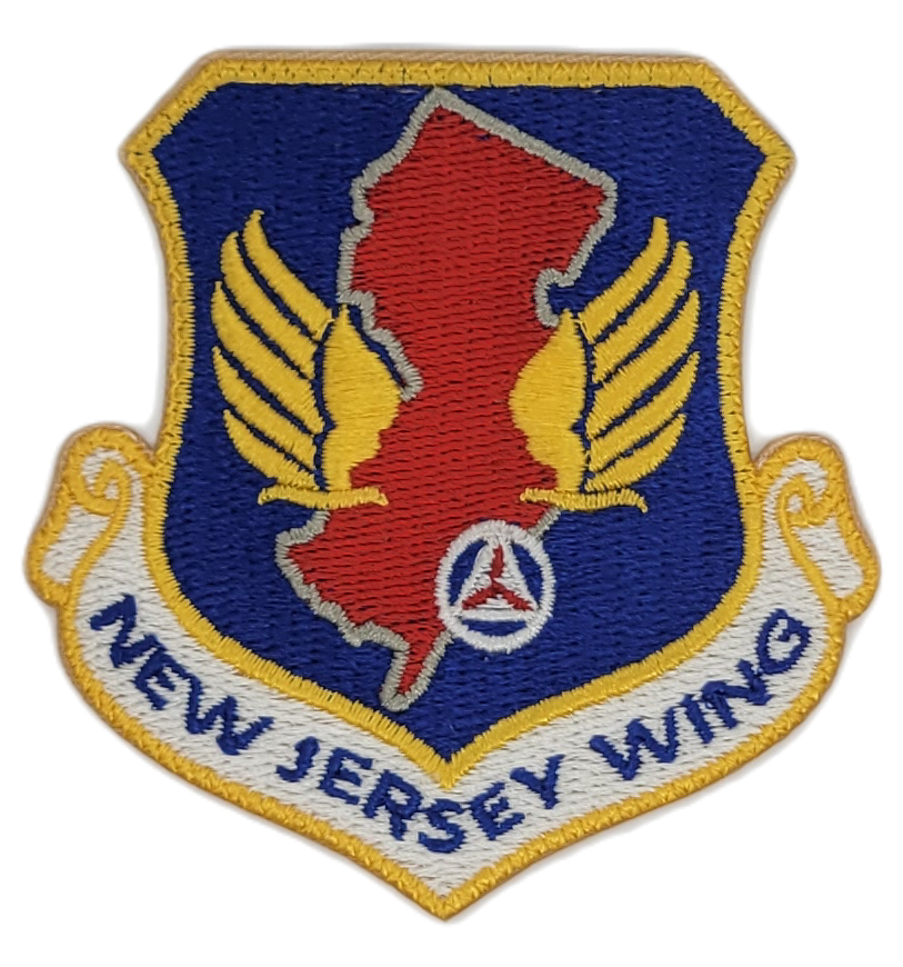 Civil Air Patrol Patch: New Jersey Wing w/ HOOK