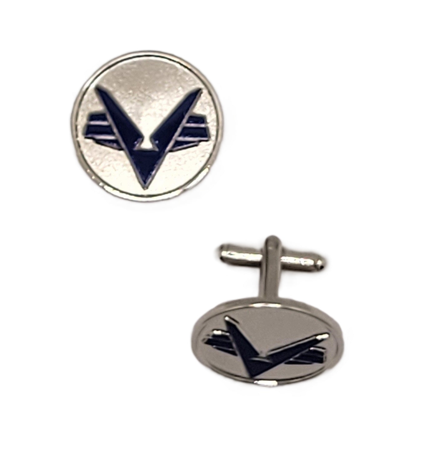 Civil Air Patrol: Cuff Links with CAP with Flying V