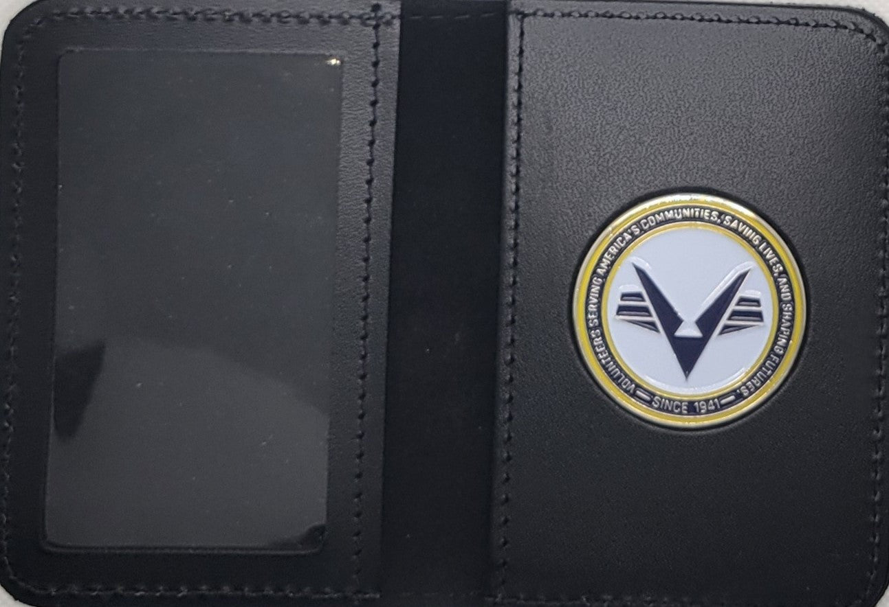 Civil Air Patrol: ID Holder with Flying V coin