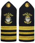 USNSCC - Lieutenant Commander (LCDR) Hard Shoulder Board Male