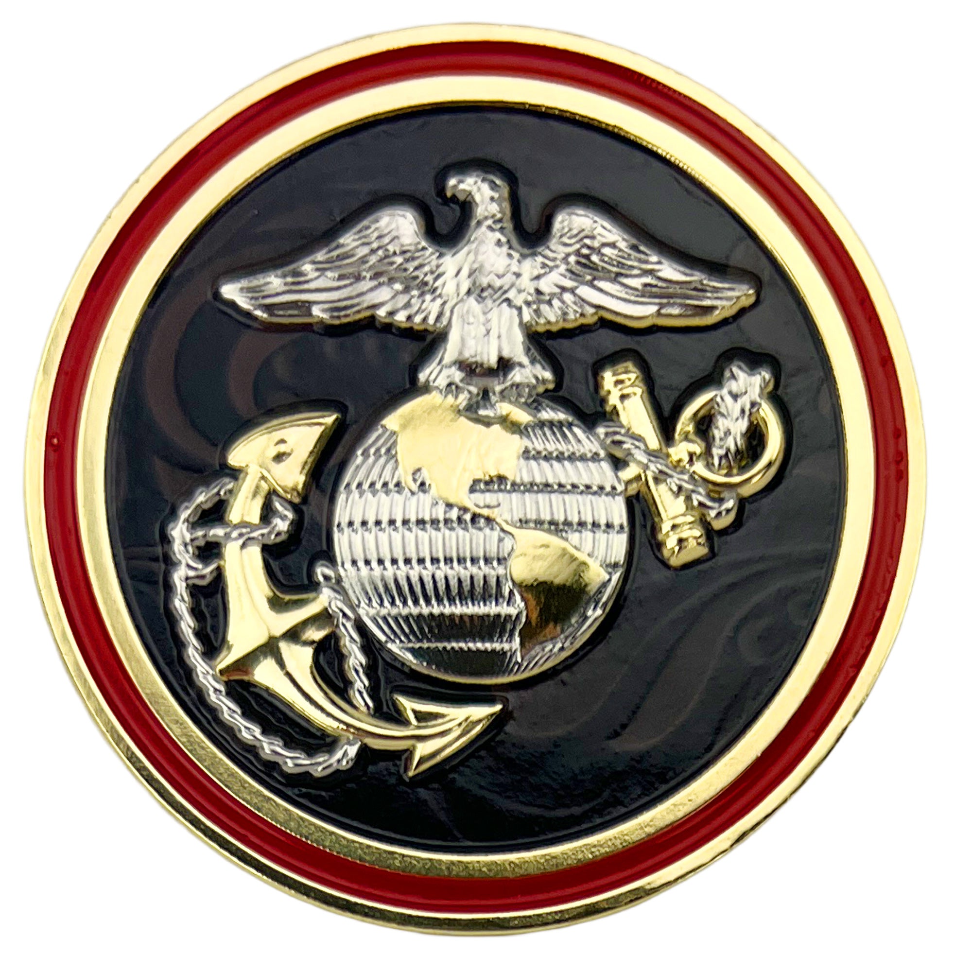 Marine Corps 250th Coin: 2.25" Round Photo Dome