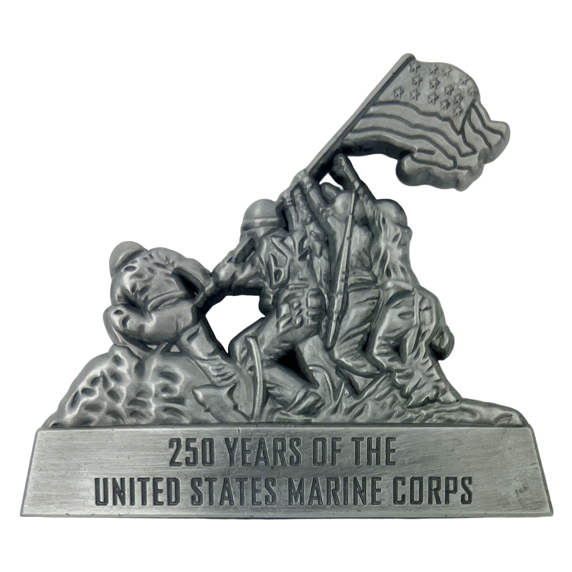 Marine Corps 250th Coin: 3" Iwo Jima Shape