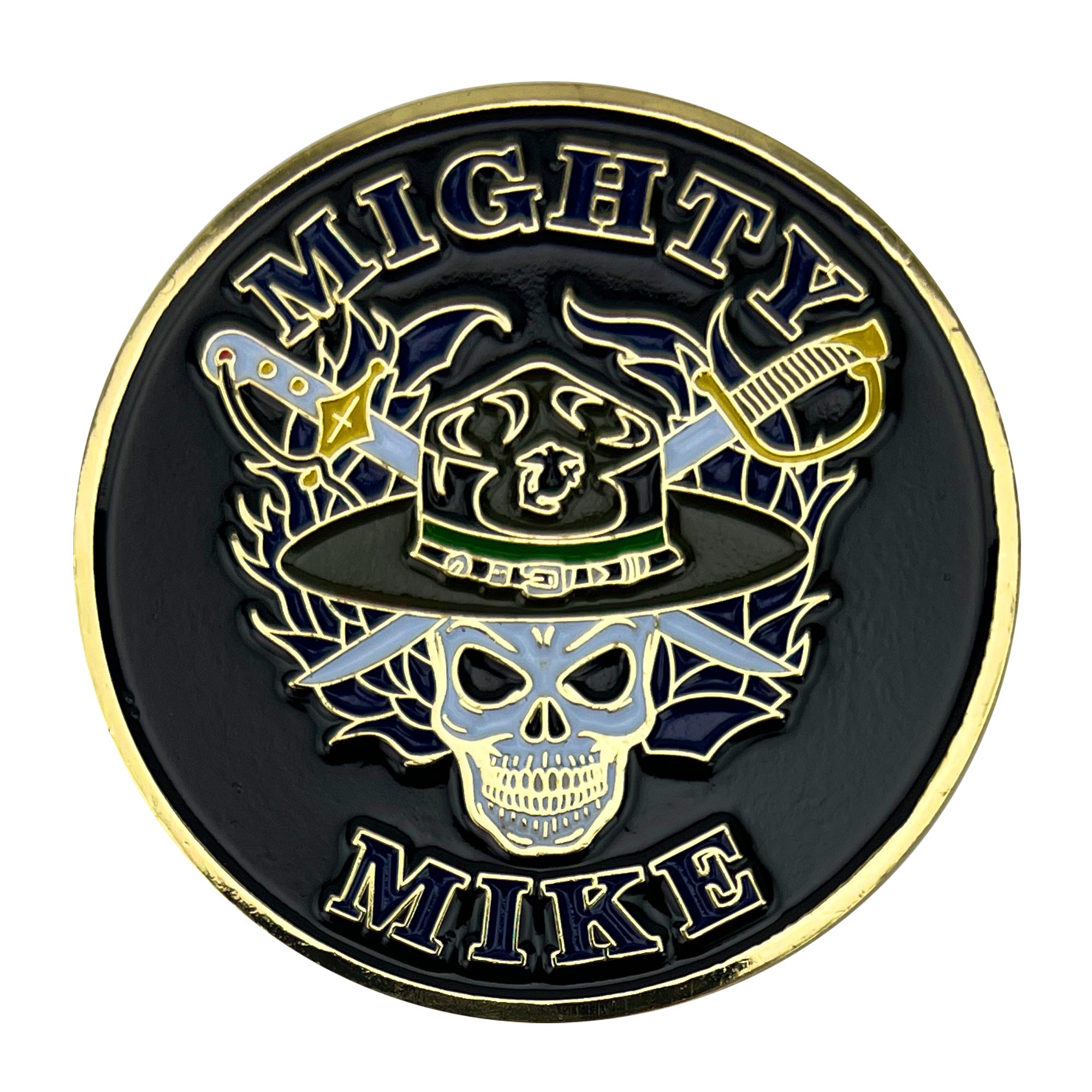 Marine Corps Coin: 2" Marine Corps Recruit Depot San Diego 3rd Battalion Mike Company