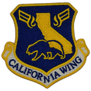 Civil Air Patrol Patch: California Wing w/ HOOK