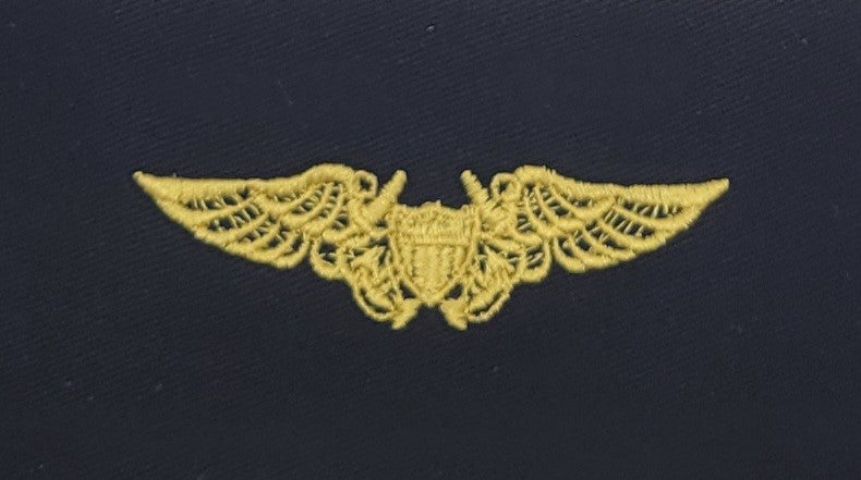 Civil Air Patrol: Insignia - Navy Naval Flight Officer on Cloth (New Insignia)