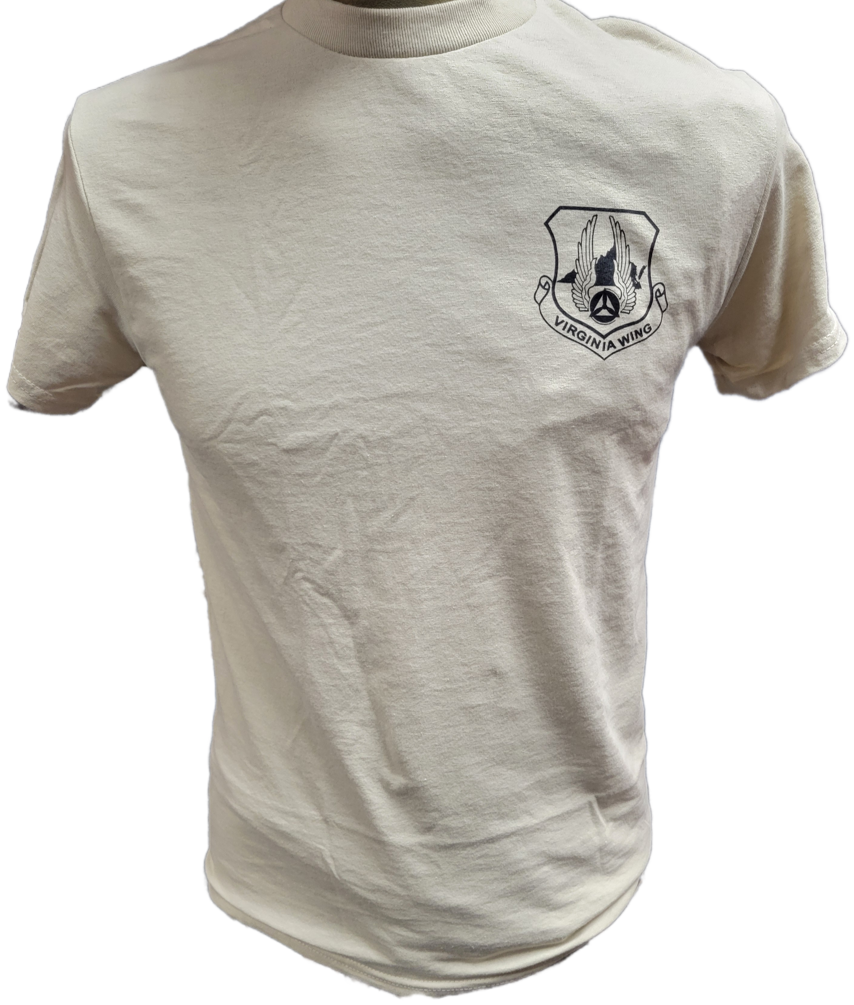 Civil Air Patrol Leisure T-Shirt: Virginia Wing (tan)