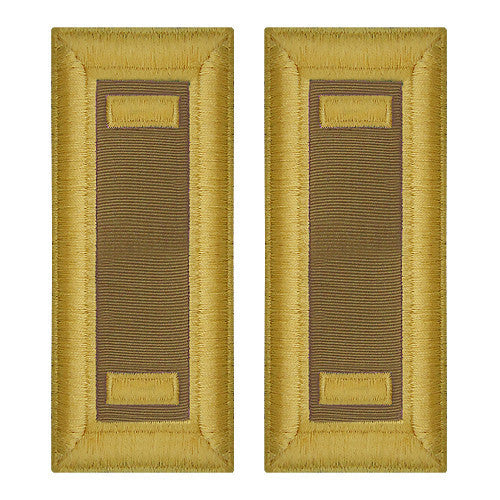 Army Shoulder Strap: Second Lieutenant Quartermaster - female