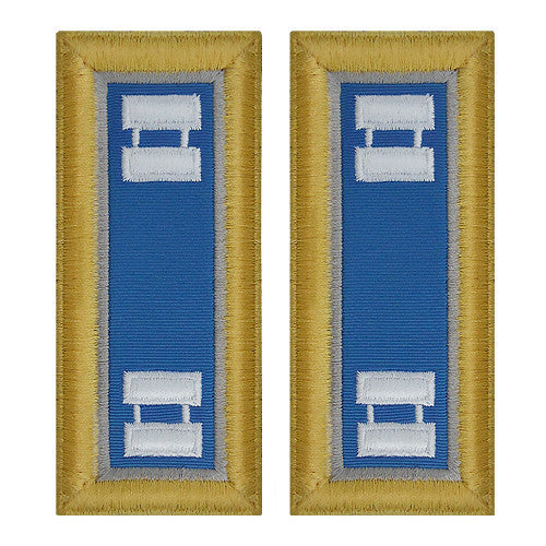 Army Shoulder Strap: Captain Military Intelligence - female