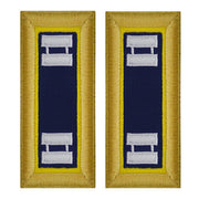 Army Shoulder Strap: Captain Chemical - female