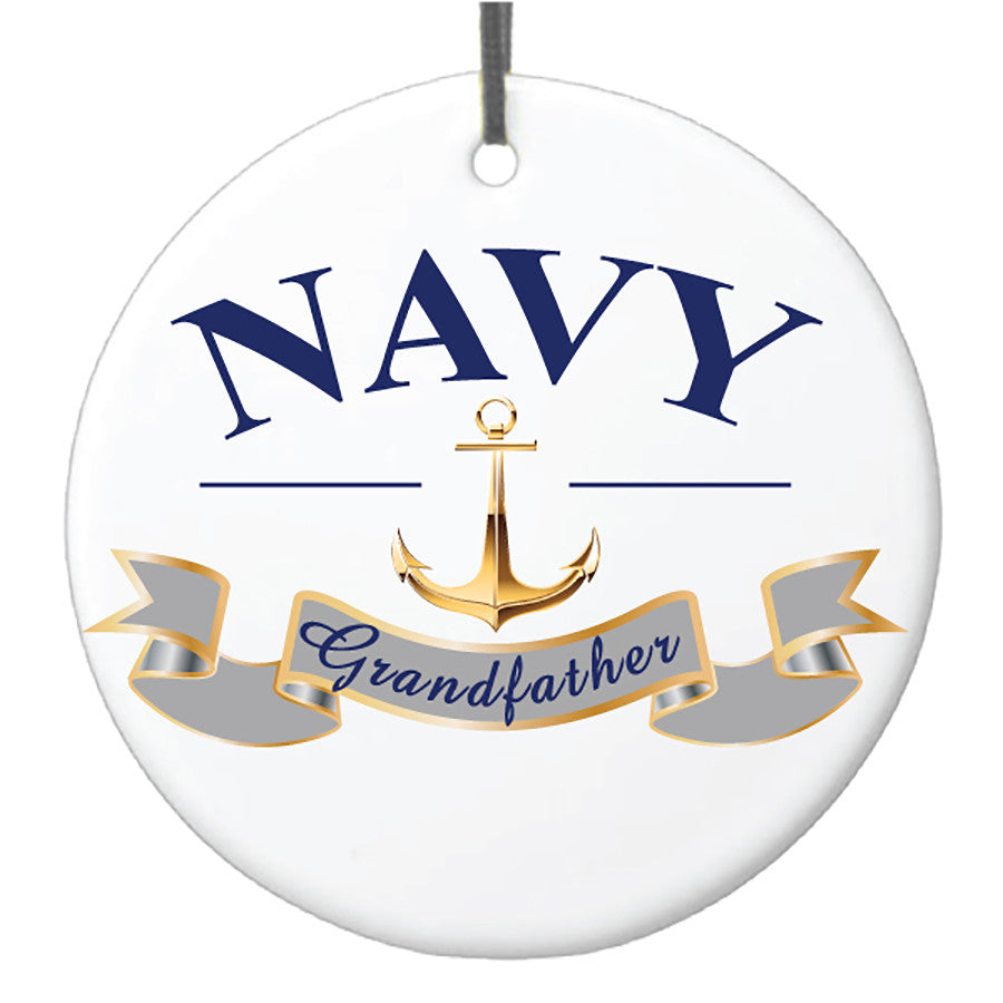 Ornament: Navy Grandfather