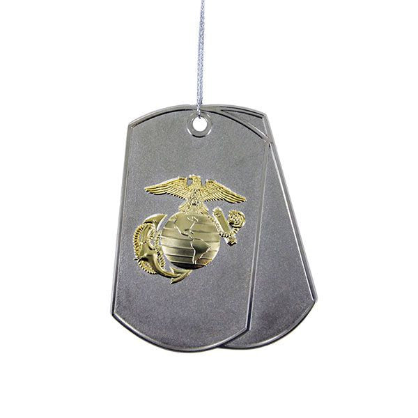 Christmas Tree Ornament: Marine Corps Dog Tags