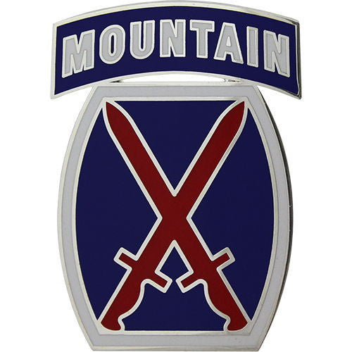 Army Combat Service Identification Badge (CSIB): 10th Mountain Division