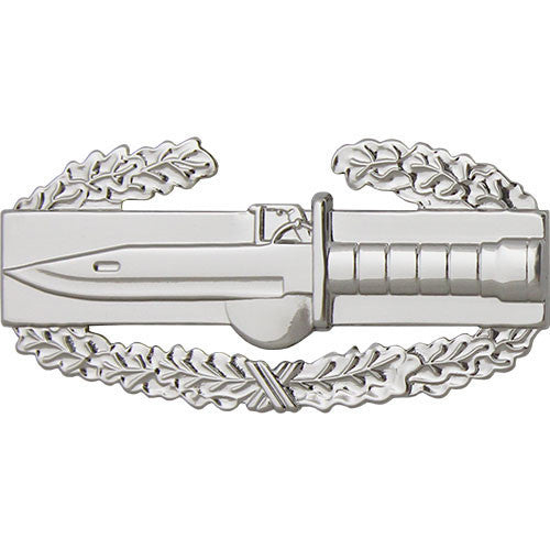 Distintivo Esercito Americano Originale: Combat Action First Award - Argento, Taglia Regolamento