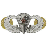 Army Badge: Combat Parachute First Award - mirror finish