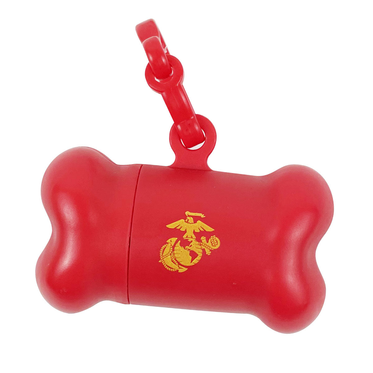 USMC Red Dog Bone Shaped Waste Bag Holder