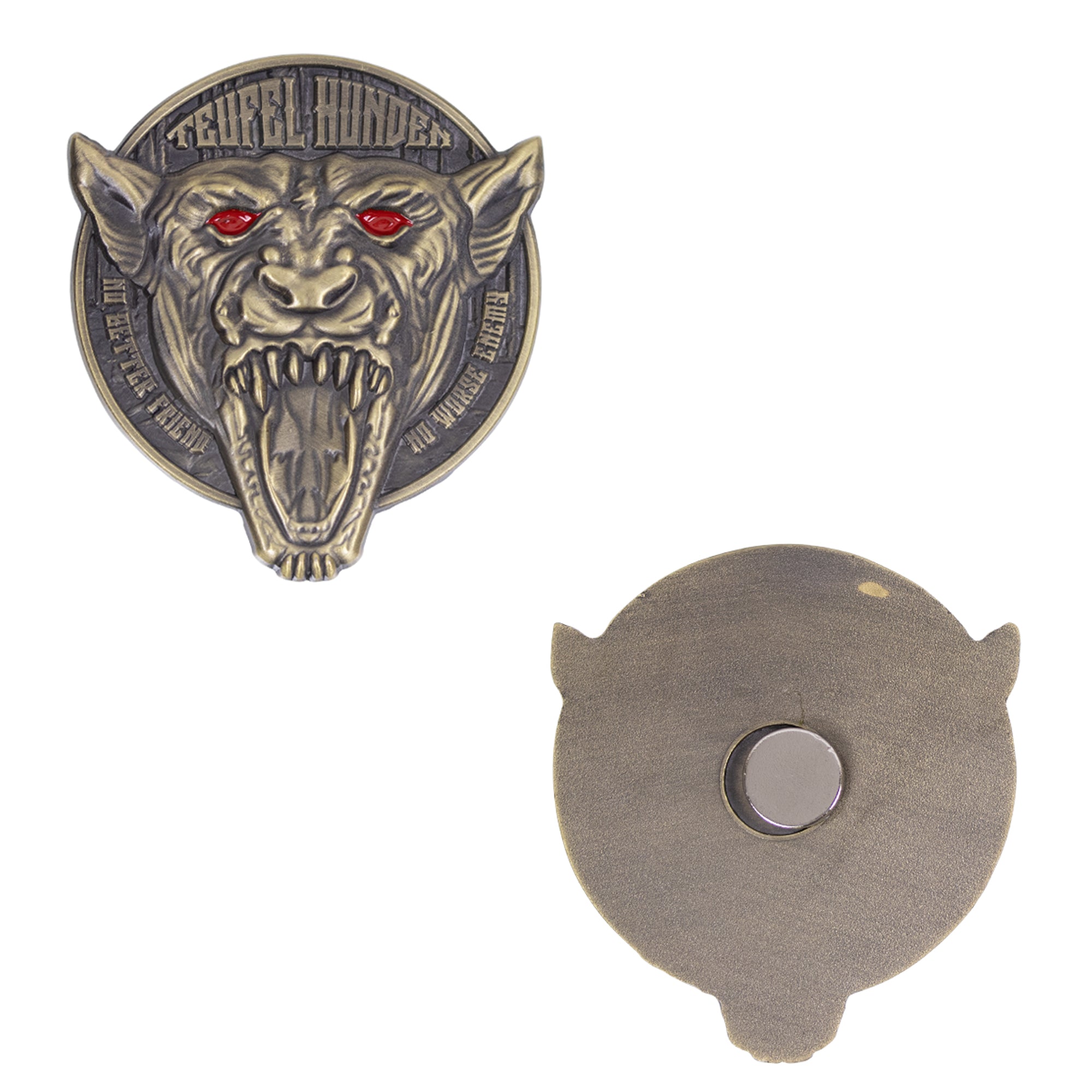 Coin: 2" Magnet: Marine Corps Teufel Hunden Devil Dog
