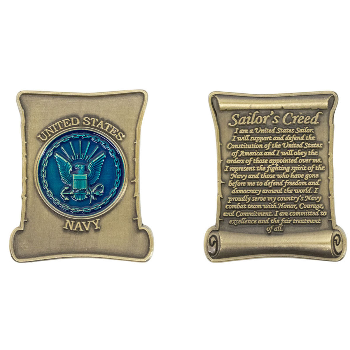 Coin: Navy Sailor's Creed