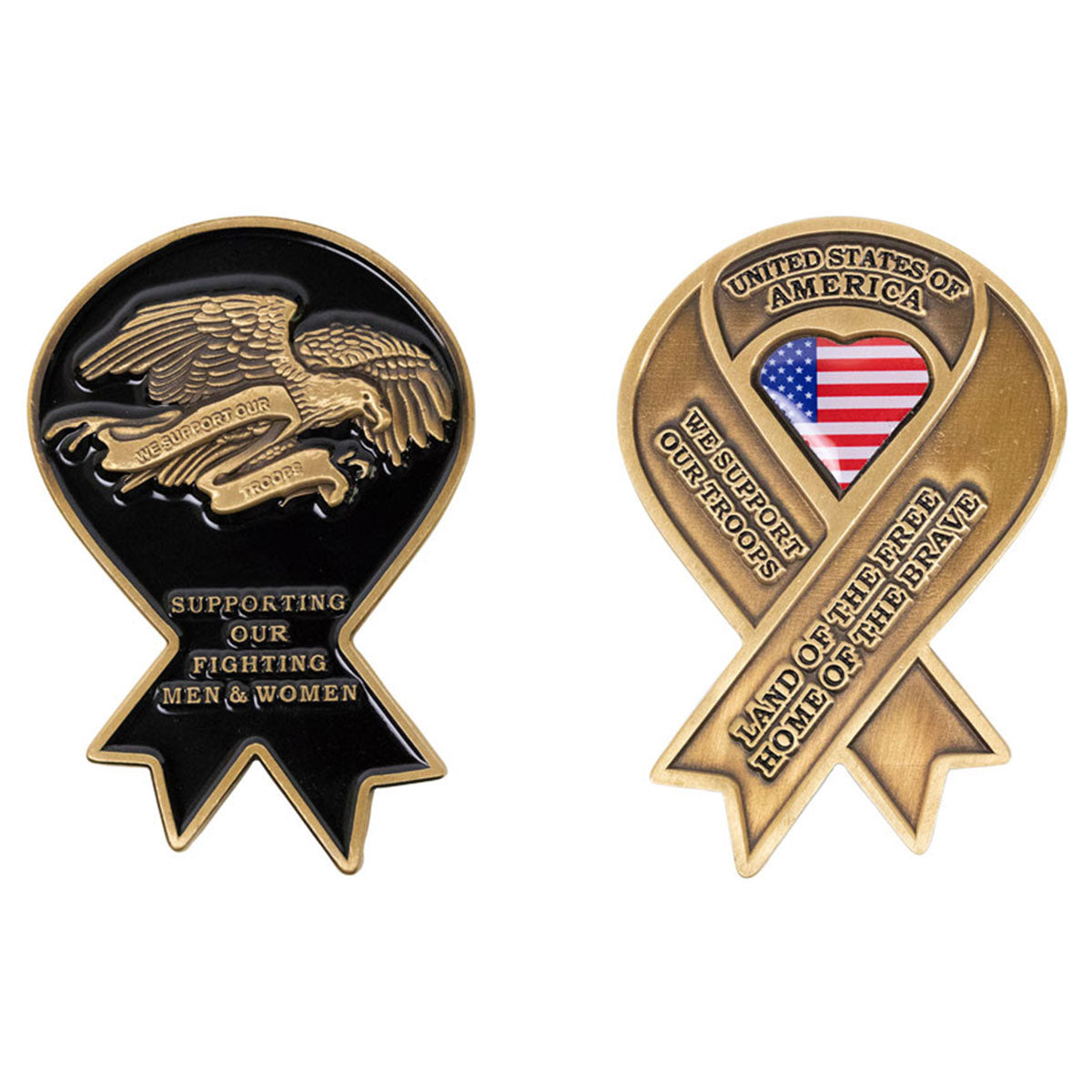 Coin: Yellow Ribbon Support Our Troops
